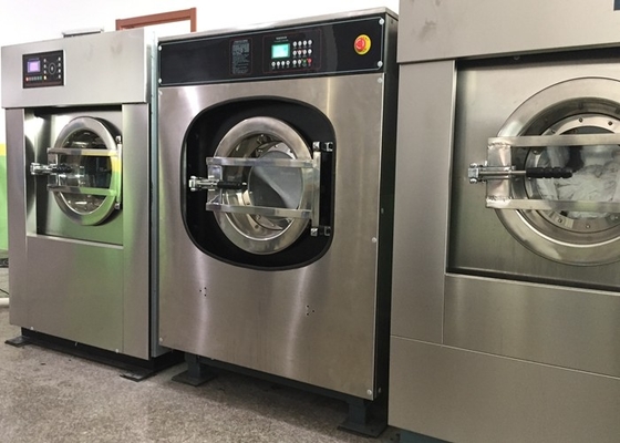 Stainless Steel 304 Industrial Washing Machine Commercial Laundry Equipment 50kg